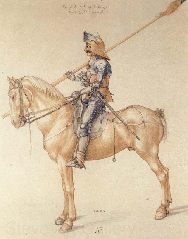 Albrecht Durer Equestrian Kninght in Armor